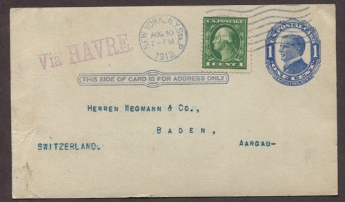 Usa 1912 transatlantico - usa,
