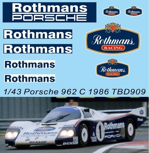 Decals per porsche 962 - decals,