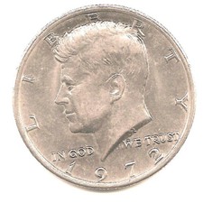 1972 P Kennedy mezzo dollaro -