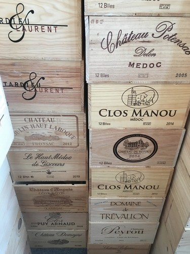 Cassetta vino legno - legno, 12
