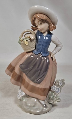 Statuetta lladró girl con - di,