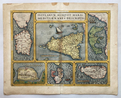 Abraham ortelius carte des - abraham,