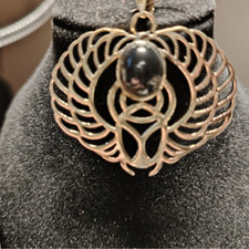 Ciondolo ottone scarabeo - ciondolo,