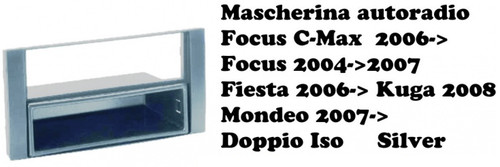 Mascherina autoradio silver - autoradio,