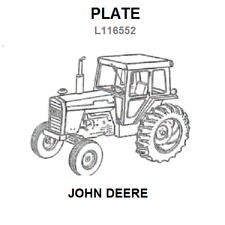 Piatto John Deere (Numero Di