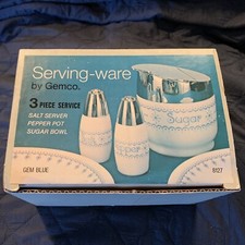 Set di 3 Gemco Gemma Blu Vetro