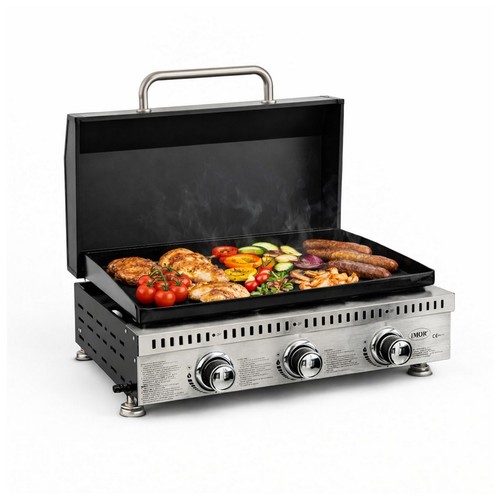 Barbecue plancha gas - barbecue, con