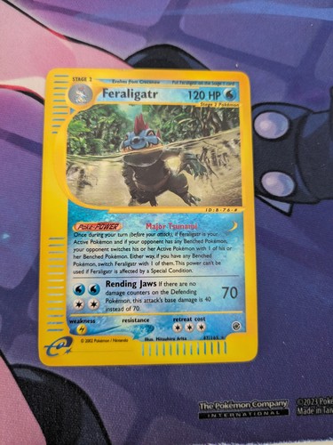Carta pokemon feraligatr - carta,