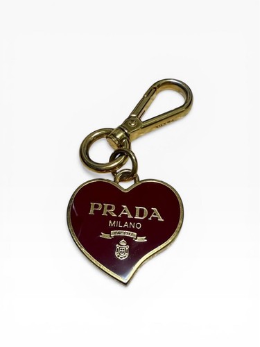 Prada portachiavi logo cuore - logo,