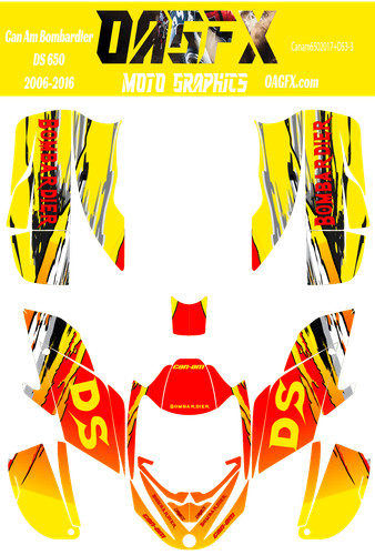 Kit grafica can ds650 - kit,