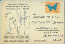86881 - ALPINISMO - Storia Postale: SPEDIZIONE ITALIANA in BOLIVIA 1970