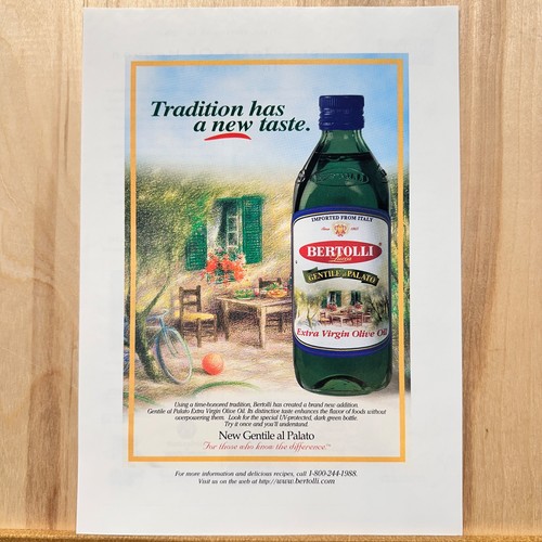 Pubblicità bertolli gentile - pubblicità,