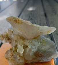 QUARZO Alpino Estetico Gruppo Cristalli Biterminato Formazza Minerale collezione