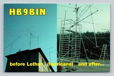Radioamatore QSL HB9BIN Svizzera 2006 FTDX 9000 MP RTTY 20m banda
