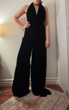 Tuta donna ZARA nera velluto