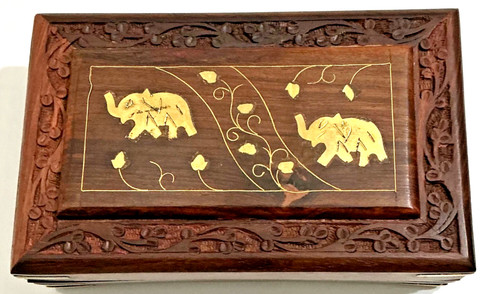 Portagioie legno elefante