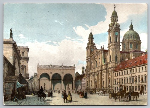 Cartolina monaco odeonsplatz - cartolina,
