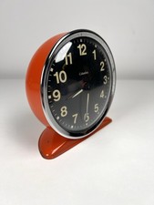 SVEGLIA Columbia VINTAGE ANNI 70 CA. CARICA MANUALE FUNZIONANTE Arancione