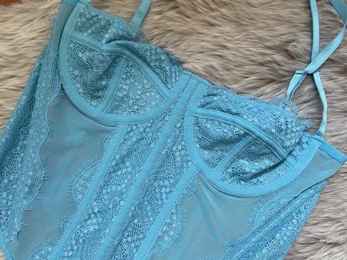 Corsetto bustier pizzo - ,