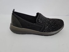 Inblu Pantoscarpa Wenge con elastici e strass, Donna - 014 (Nero)
