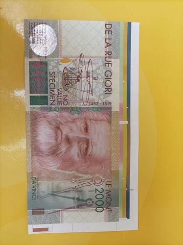 000 lire leonardo - leonardo, vinci