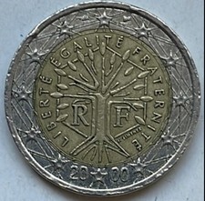 2 Euro 2000 Francia Rara 