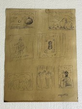 Quadro René Magritte su carta