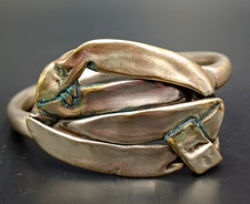 BRACCIALE ETNICO ARTIGIANALE BATTUTO A MANO