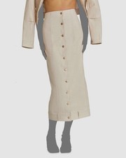 Cult Gaia Women's Beige Linen