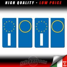 KIT 4 PEZZI ADESIVI TARGA