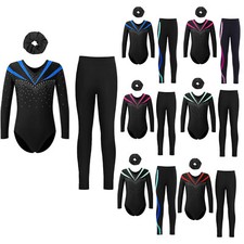 Girls Unitard Skating Bodysuit