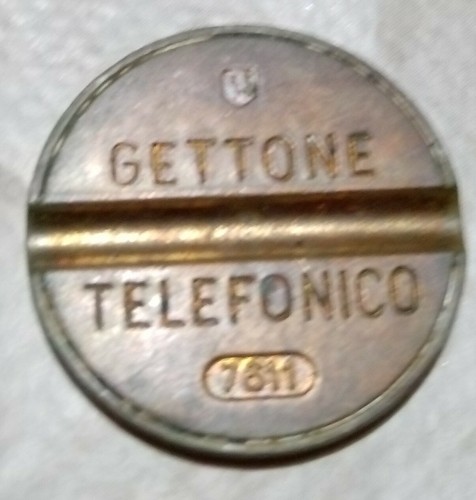Gettone telefonico con - gettone,