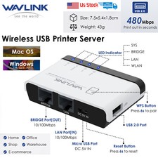 Usb2 wireless printer server - usb2.0,