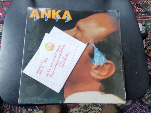 Paul anka live vinyl - anka,