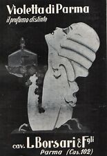 PUBBLICITA 1929  VIOLETTA DI PARMA BORSARI PROFUMO DISTINTO LIBERTY PARMA 
