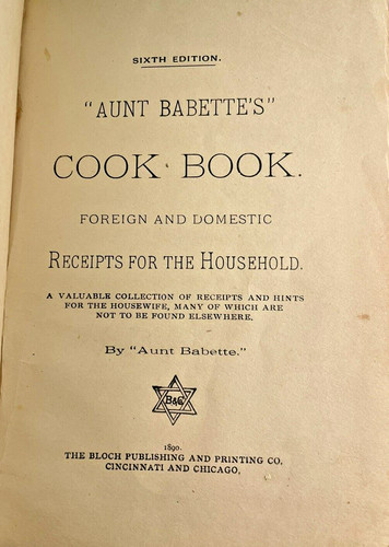 1890 aunt babette - ~, "aunt