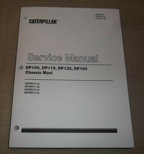 Gatto caterpillar dp100 - gatto, dp115