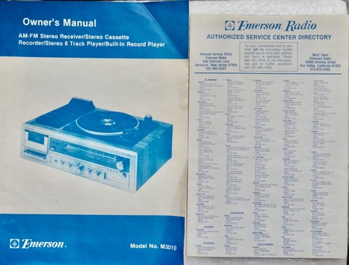 Emerson radio stereo cassetta - radio,