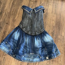 Mini abito donna vintage Y2K