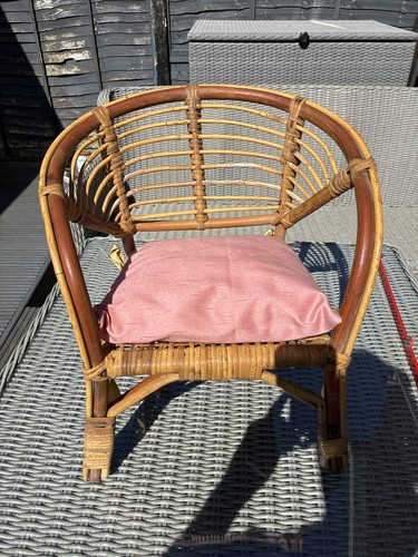 Sedia orsacchiotto rattan