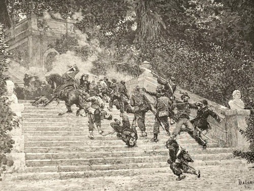 1884 stampa antica strage - 1884,