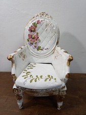 Elsa Lagorio , poltrona portagioie, 1955, h 23,5 cm, base 16x12,5cm.