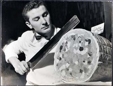 Foto vintage Vetrine di Natale anni 60 Ft 2907 - Stampa 21x27 cm