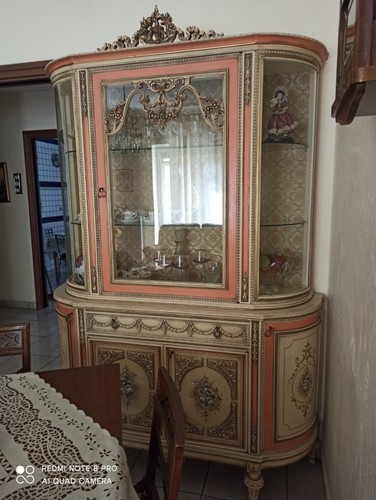 Cristalliera stile barocco - cristalliera,