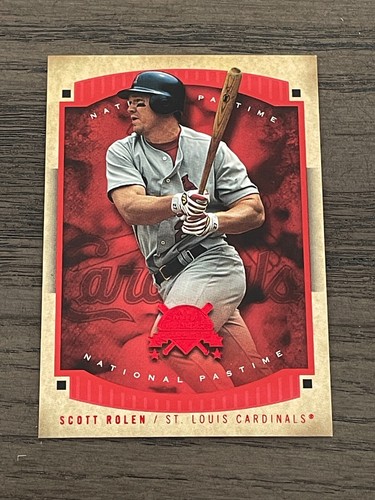 2005 national pastime red foil - national,