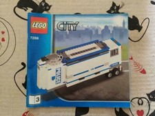 LEGO CITY Manuali 7288 Polizia Unità Mobile + 7213  Autogrù Pompieri