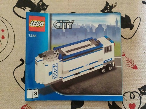 Lego city manuali 7288 polizia - city,