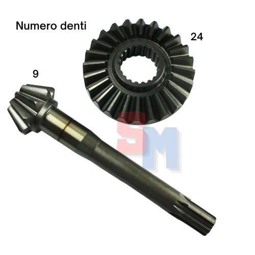 Coppia conica motocoltivatore - coppia,