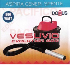 Aspiracenere VESUVIO EVO 800W 1000W DOMUS CON FILTRO HEPA per stufa pellet