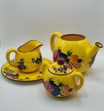 Set Galvani Pordenone da Tè : Lattiera - Zuccheriera - Piatto - Teiera grande